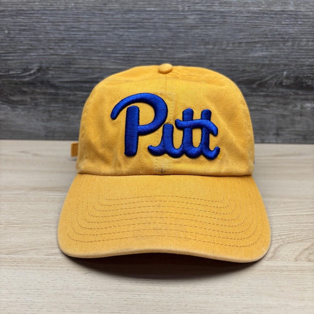Pittsburgh Pirates Hat Cap Strap Back Mens One Size Yellow Football Dad 47 Brand